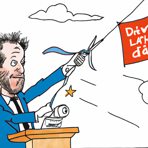 David Lisnard, maire de Cannes, inaugure le siège parisien de son mouvement Nouvelle Energie en vue de la présidentielle 2027